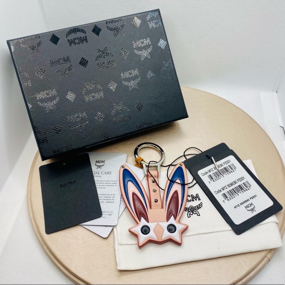 Authentic MCM soft leather star